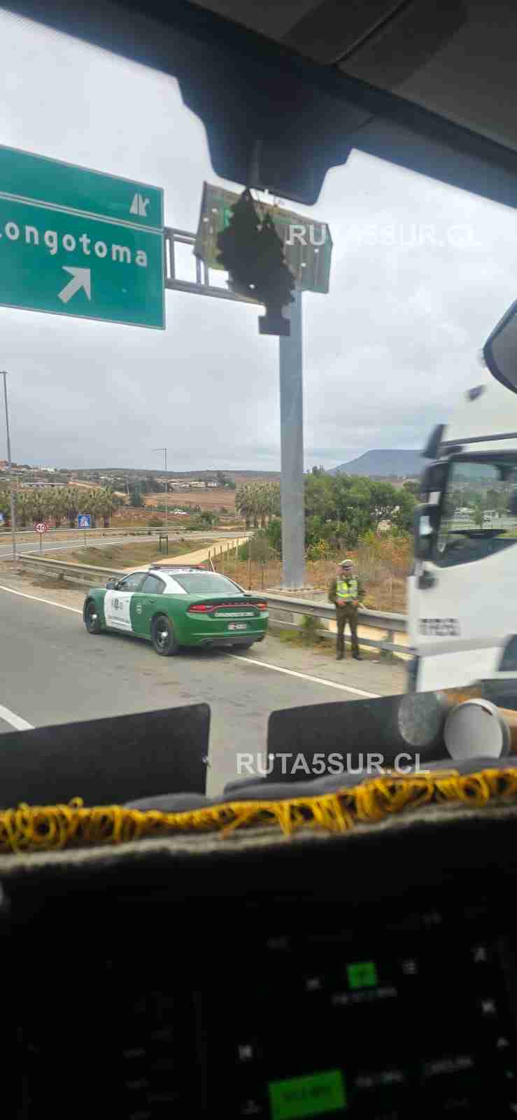 Reporte en vivo Ruta 5 Sur