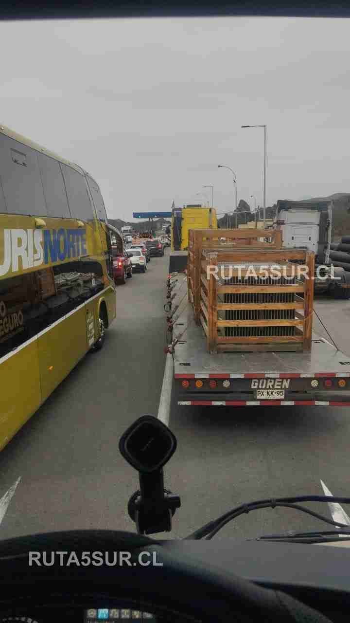 Reporte en vivo Ruta 5 Sur